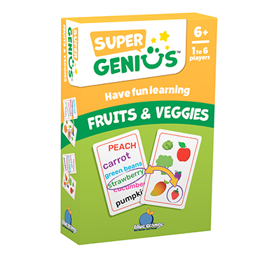 Main game image for Super Genius Fruits & Veggies